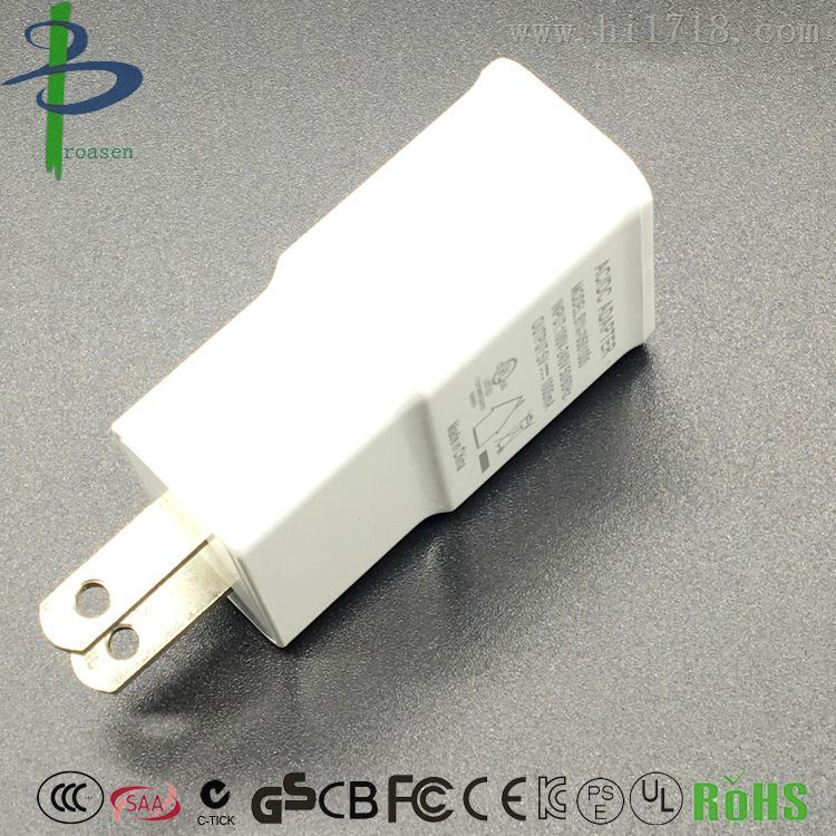 热销安卓通用适配器双USB2充电接器KC GS等充电器5V2.1A