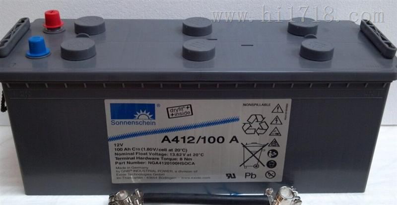 德国阳光蓄电池A412/100A新疆代理商报价/规格