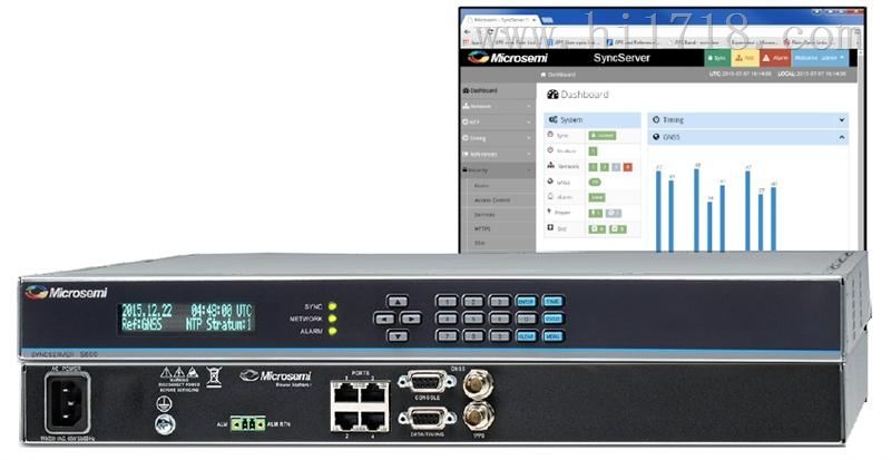 美国Microsemi NTP网络时间服务器S600