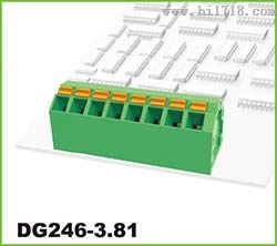 宁波高正弹簧式PCB接线端子DG246-3.81