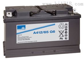 exid 德国阳光 a412/65g6胶体电池 产品参数 安装说明书