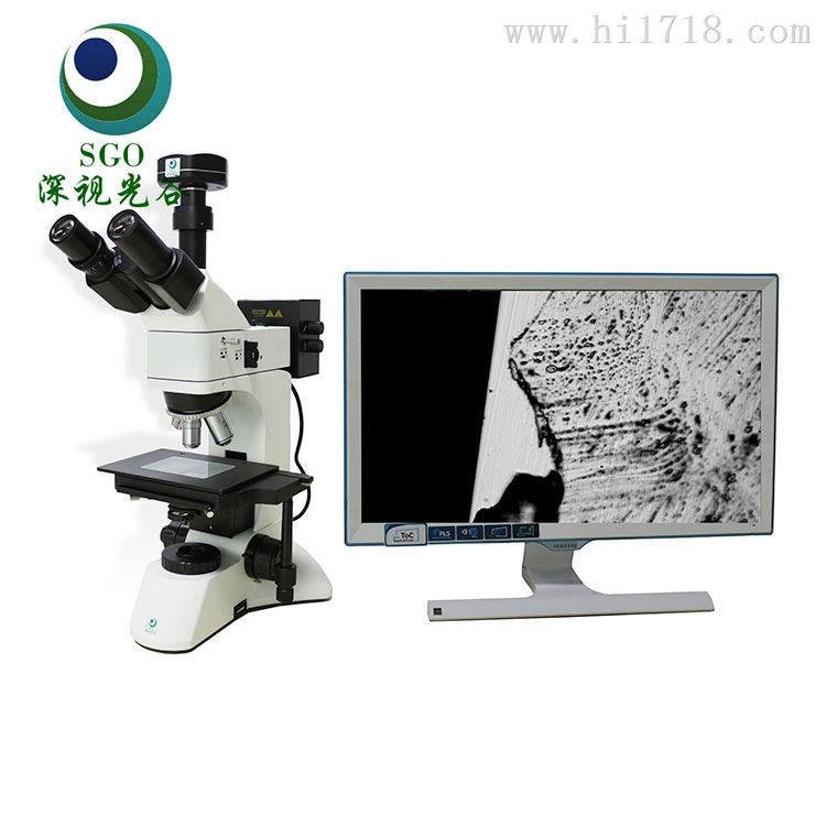 深视光谷 偏光显微镜 金相显微镜 SGO-3231 晶体、镀层、金属检测