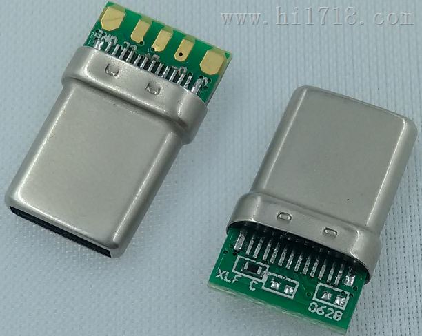 USB 3.1 C TYPE  公头 2.0板(拉伸外壳)