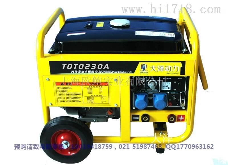 230A汽油机焊机TOTO230A,原装现货面议230A汽油机焊机大泽动力