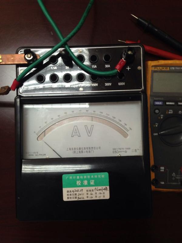 厂家直销0.5级C31指针直流电压表0.5级C31-VA直流伏特表标准电表