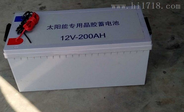 路灯专用蓄电池12V200AH太阳能胶体蓄电池报价