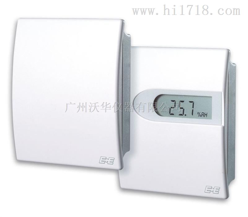 奥地利E+E温湿度变送器EE10系列墙面型带显示暖通用温湿度变送器