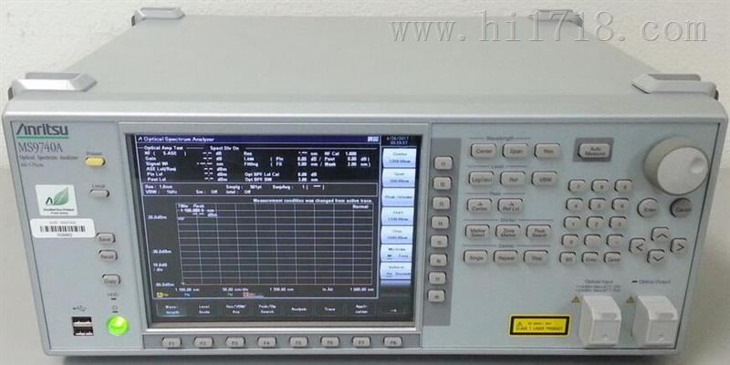 MS9740A说明书、  Anritsu MS9740A光谱分析仪