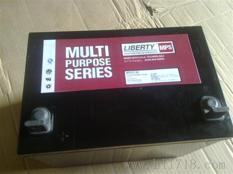 LIBERTY大力神蓄电池MPS12-65 12V65AH工厂直销