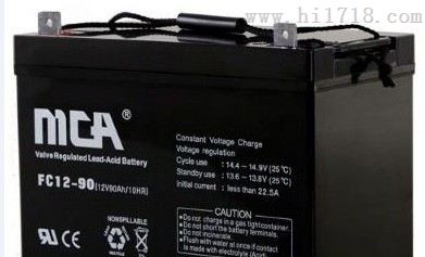   锐牌MCA蓄电池FC12-90中商国通 12V90AH价格参数