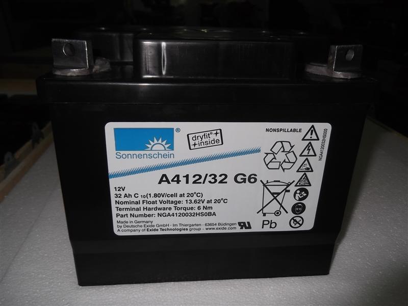 德国阳光蓄电池A412/32G6特性/材质