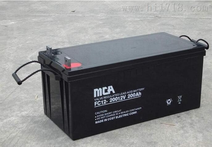 中商国通MCA蓄电池FC12-100AH储能 应急后备电源12V100AH机房 电力