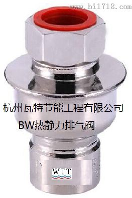 瓦特BW11热静力排空气阀