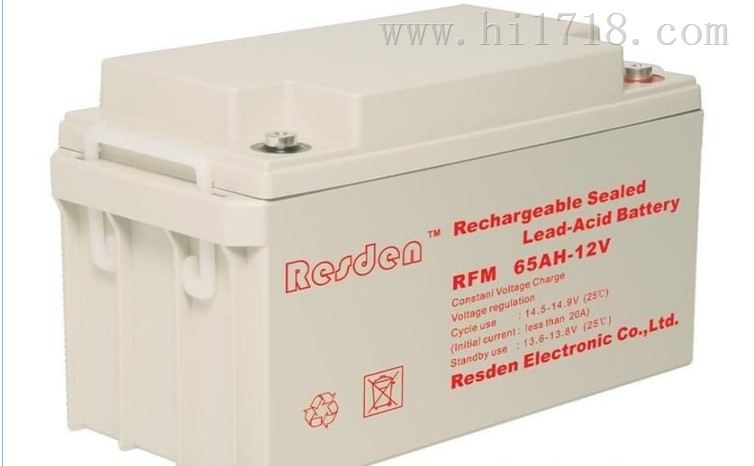 雷斯顿 固定型阀控密封式铅酸蓄电池12V100AH  12V65AH 12V38AH免维护 现货