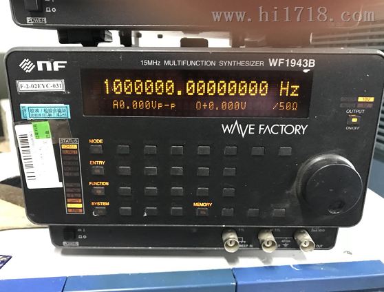 日本NF WF1946B 函数信号源WF1946B函数信号发生器