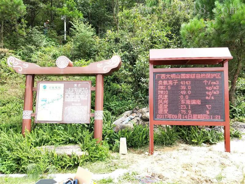 生态园空气负氧离子浓度在线监测系统 高清图片