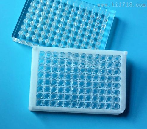 上海晶安96孔透光紫外石英酶标板 石英96孔板带框酶标条