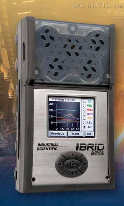 MX6 iBrid便携式多种气体检测仪