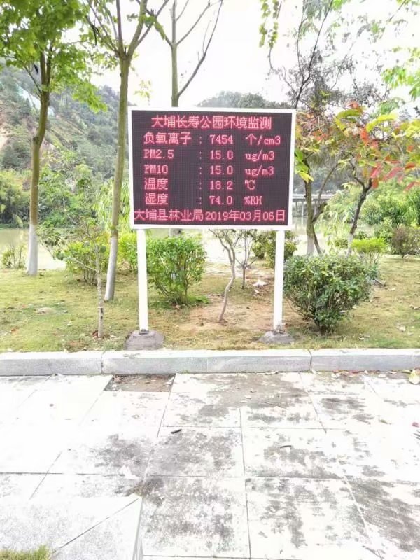 广东梅州空气负氧离子检测系统厂家直销