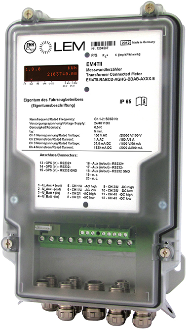 【供应【新品上市】瑞士LEM莱姆代理EM4T II 电能表