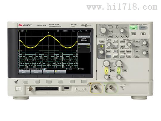 DSOX2002A 示波器：70 MHz，2 个模拟通道