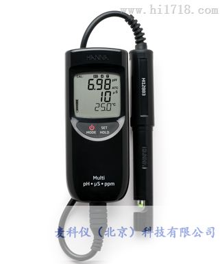 HI991300   PH-EC-TDS-℃测定仪 麦科仪