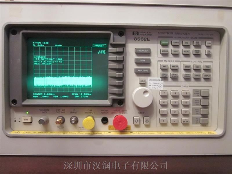 8562E日常操作 二手13G频谱分析仪高