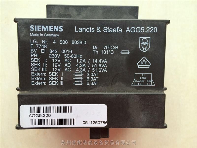 AGG5.220西门子变压器 模块 液位器