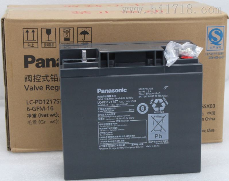 LC-P1220Panasonic蓄电池12V20AH销售