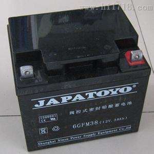6GFM40东洋JAPATOYO蓄电池 12V40AH