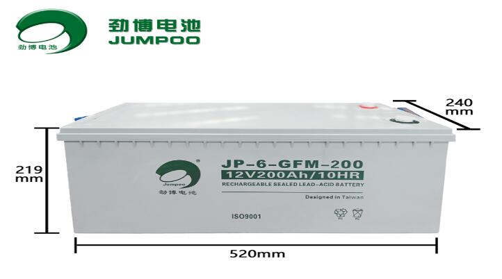 JUMPOO劲博蓄电池JP-6-GFM-200低价供应