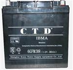 CTD蓄电池6GFM38(12V,38AH)参数电力设备报价