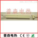 双孔镀白加热管-镀白色反射膜石英加热管