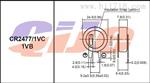 3V CR2477电池CR2477焊脚电池