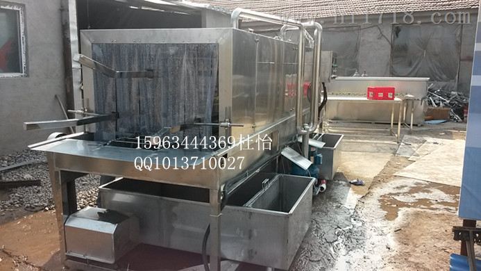 隧道式周转箱清洗机 塑料筐清洗烘干机