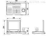 高清HD-SDI接口带图像显示车载控制键盘（会议控制键盘）