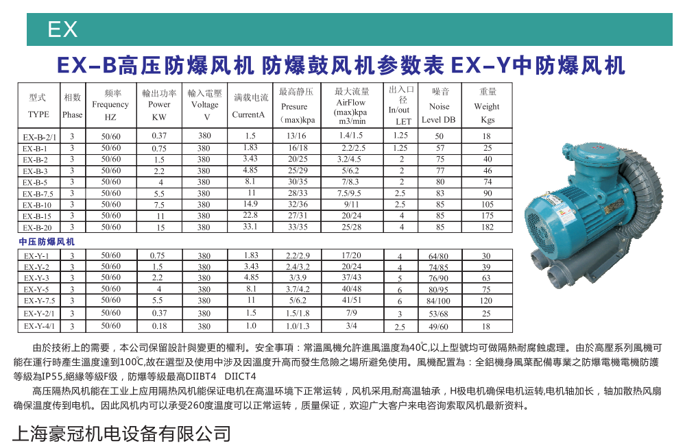 防爆高壓鼓風(fēng)機(jī)