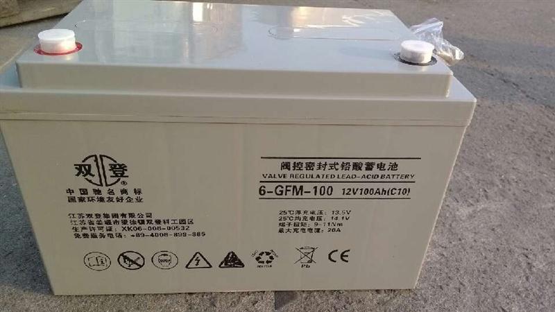 6-GFM-100双登蓄电池12V100AH价格