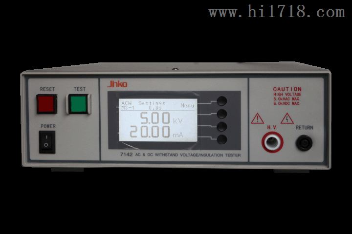 JK7142交直流耐压仪,波特率高达19600交直流耐压仪,金科【原装】