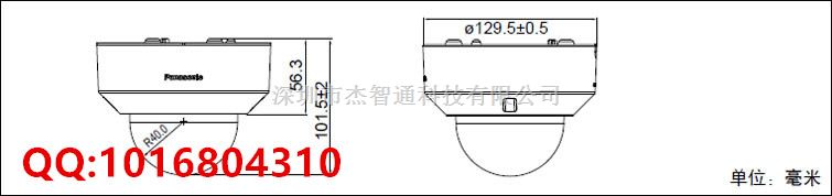 Z-SHP3131H 松下金融专用网络摄像机 松下银行专用半球摄像机