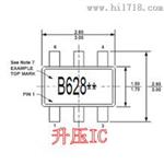 鼎 B6286Z  2A输入电压范围2V-24V升压IC