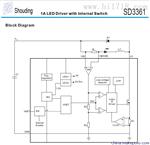 SD3361A PWM调光控制LED降压恒流驱动IC
