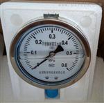 耐震弹簧管压力表Y100 0-0.6MPa 304