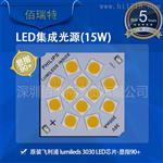 大功率射灯15W高亮集成光源led灯珠芯片