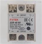 FOTEK阳明单相固态继电器SSR-40DA