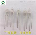 江苏 高显指led灯珠 3MM圆头有边白发蓝雾状