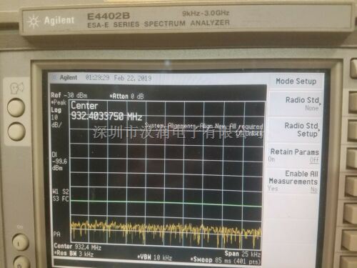 二手3G频谱分析仪 E4402B出售回收安捷伦