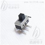 两档3A带固定位贴片直发器拨动开关SS12D11