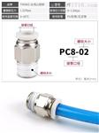 生产中高端气动接头PC8-02