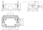 PIDIS 重载连接器 6B外壳开孔底座 H6B-HB-1L